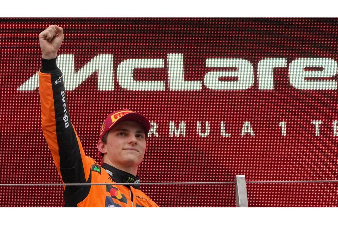 Verstappen von McLaren deklassiert: "Wir sind besorgt" Oscar Piastri schaffte seinen ersten Saisonsieg.
