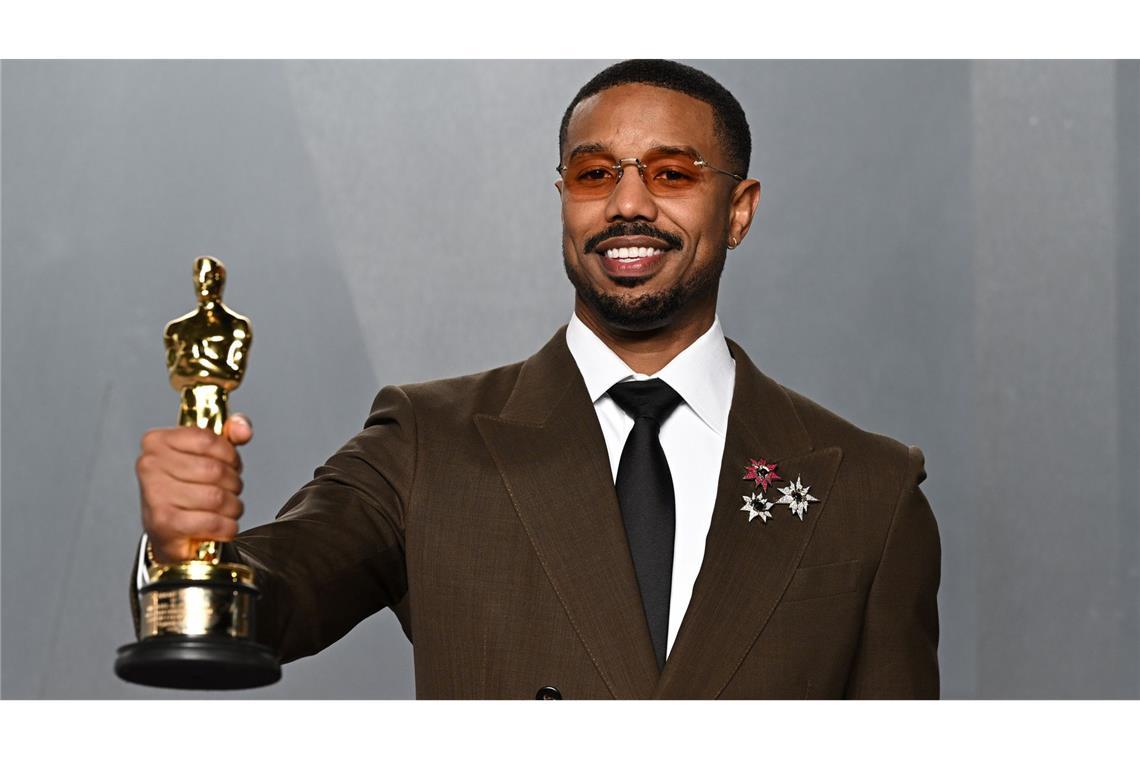 Oscar-Preisträger Michael B. Jordan freute sich mit Anker-Bart. (Archivbild)