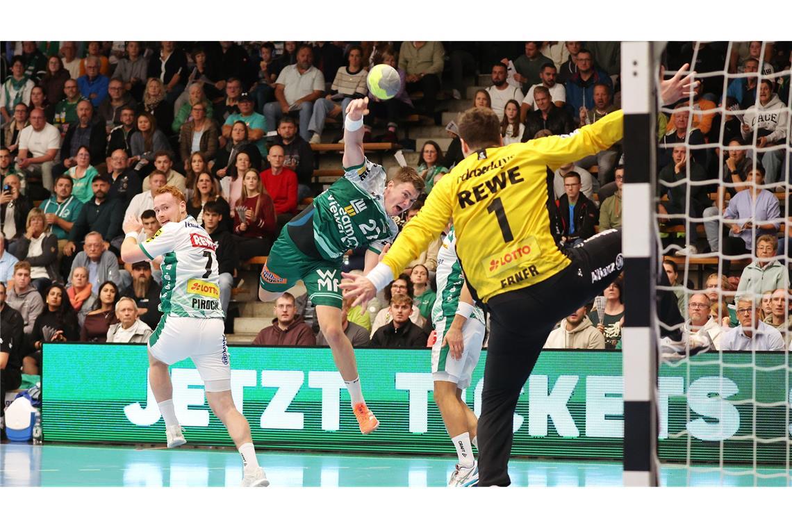 Bittere Pille – Frisch Auf Göppingen verspielt Heimspiel gegen SC DHfK Leipzig Oskar Sunnefeldt erzielte drei Tore.
