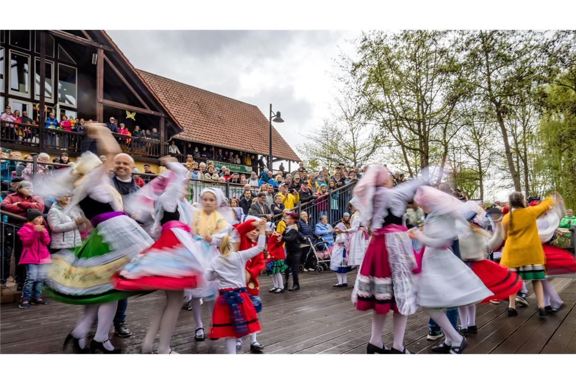 Bilder des Tages Osterfest im Spreewald