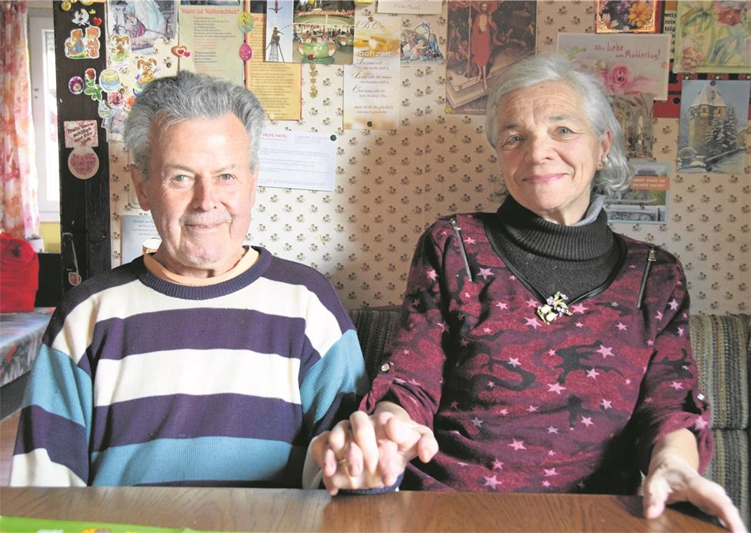 Sie haben sich am Arbeitsplatz verliebt Otto und Helena Pfund lernten sich bei der Murrhardter Firma Gampper kennen. Ottos Charme und Offenheit beeindruckte die damals noch sehr junge Frau. Foto: E. Klaper