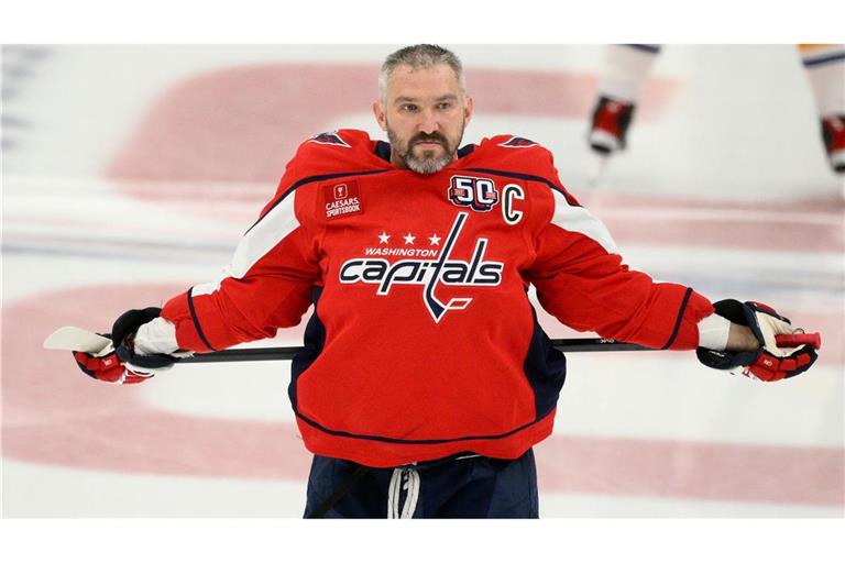 Owetschkin spielt seine 20. Saison in der NHL - und steht kurz davor, den ewigen Torrekord zu brechen.