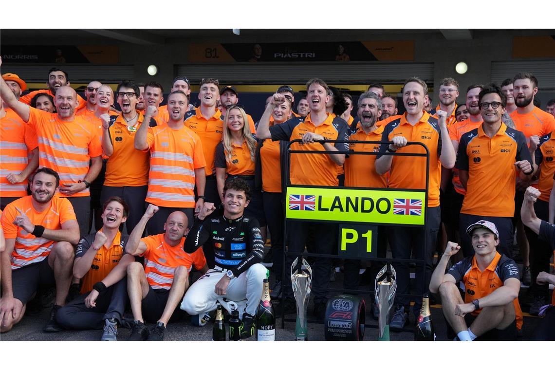 P1 für Platz eins - wird das am Ende auch der Rang für Lando Norris in der WM sein?