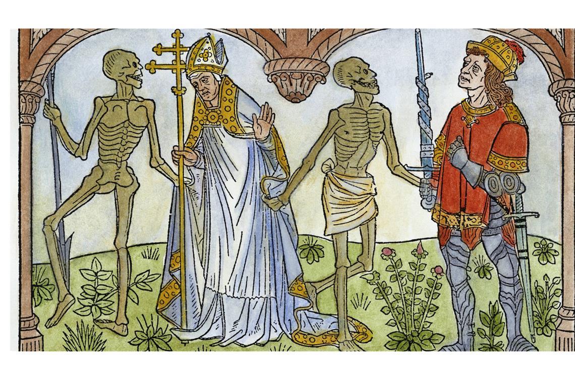 Kollapsologie: Das Ende kommt – nur wann? PANDEMIE: Weltweite Epidemien führen nicht zwangsläufig zum Aussterben der Menschheit wie das Beispiel des Schwarzen Todes zeigt. Die große europäische Pest-Pandemie forderte zwischen 1347 und 1353 schätzungsweise 25 Millionen Todesopfer – ein Drittel der damaligen europäischen Bevölkerung. Auslöser war eine Variante des Yersinia pestis, eines Stäbchenbakteriums, das der Erreger der Lungen- und Beulenpest ist. Die Vorstellung, dass die Menschheit durch Influenza, Ebola, die Pocken oder Pest ausgerottet werden könnte, ist ziemlich abwegig. Die Medizin kann dem Heer der Viren und Bakterien heute effiziente Verteidigungsmittel entgegenstellen. Fazit Pandemie: Die Angst vor einer Pandemie ist übertrieben. Das Untergangspotenzial ist beherrschbar – ungeachtet der zahlreichen Toten, die etwa Influenza jedes Jahr fordert.