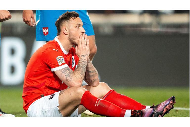 Panikattacke bei Marko Arnautovic