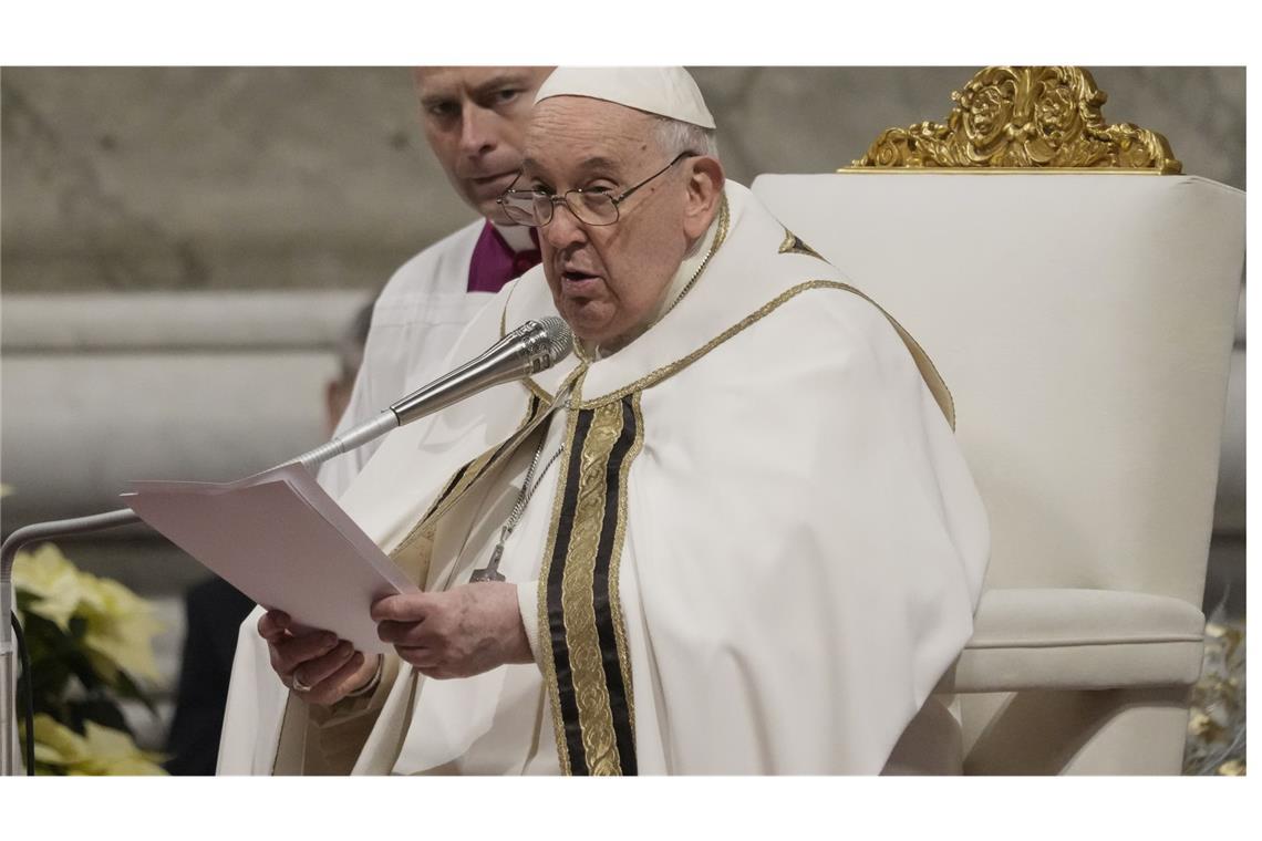 Papst Franziskus eröffnet an Heiligabend das Heilige Jahr Papst Franziskus eröffnet am 24. Dezember um 19 Uhr im Petersdom das Heilige Jahr 2025 der katholischen Kirche.