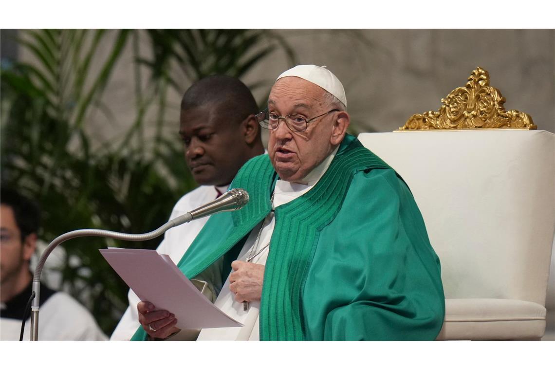 Hisbollah deutet Verhandlungsbereitschaft mit Israel an Papst Franziskus hat eine Untersuchung des Völkermordvorwurfs gegen Israel wegen der Kriegsführung im Gazastreifen gefordert.