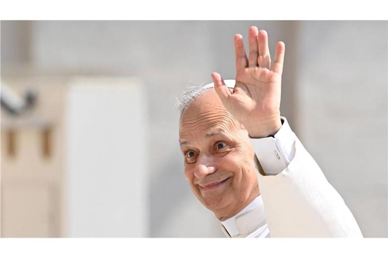 Papst Leo XIV. während einer Audienz am 11. Juni 2025 im Vatikan.