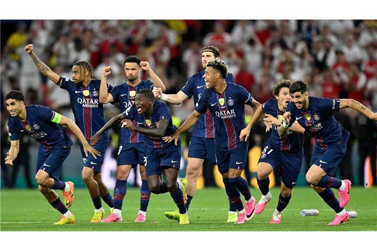 Paris Saint-Germain hat den Platz auf Europas Fußball-Thron erfolgreich verteidigt.