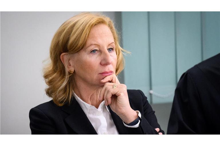 Patricia Schlesinger, ehemalige Intendantin des RBB, beim Prozess am Landgericht Berlin. (Archivbild)