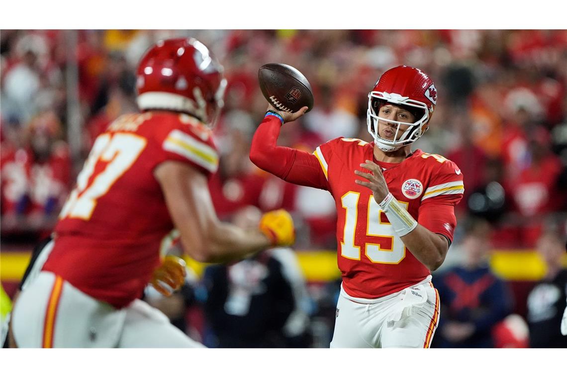 Chiefs, Trump und Taylor Swift: Super Bowl in New Orleans Patrick Mahomes und Travis Kelce haben bereits drei Super Bowls zusammen gewonnen.