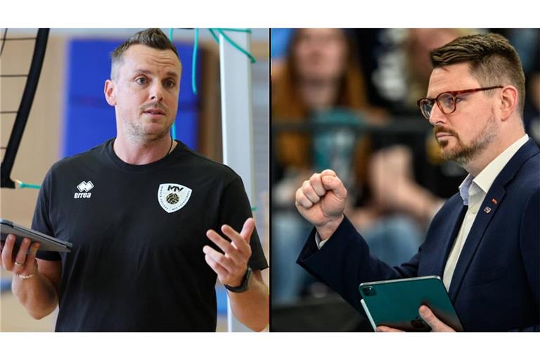 Patrick Steuerwald (li.) und sein Bruder Markus Steuerwald spielen im deutschen Volleyball eine prägende Rolle.
