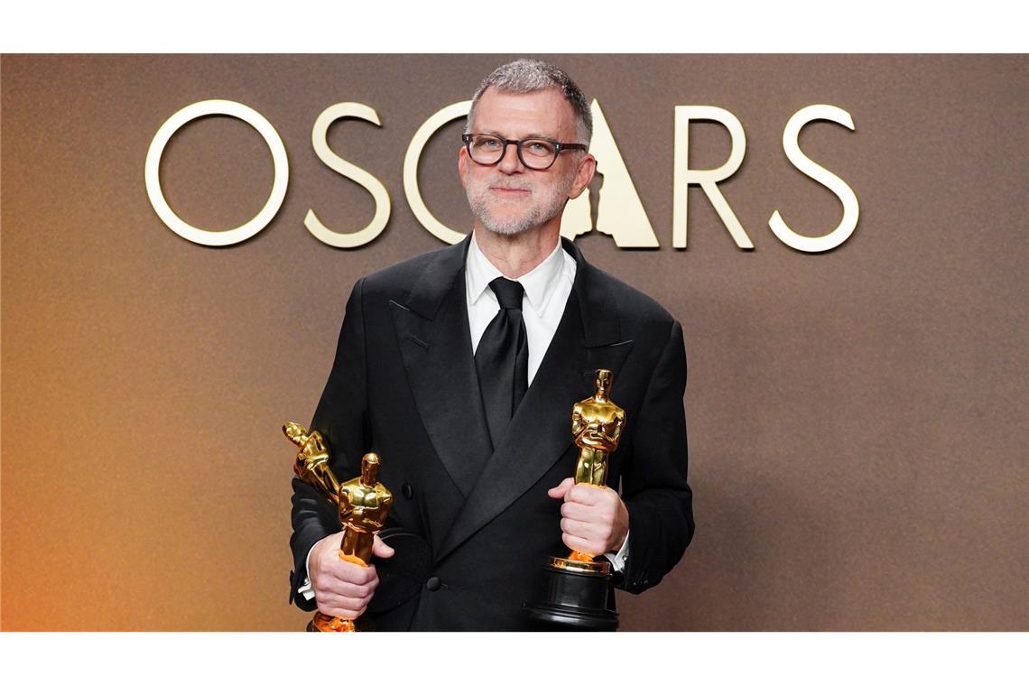 Paul Thomas Anderson nach der Verleihung.