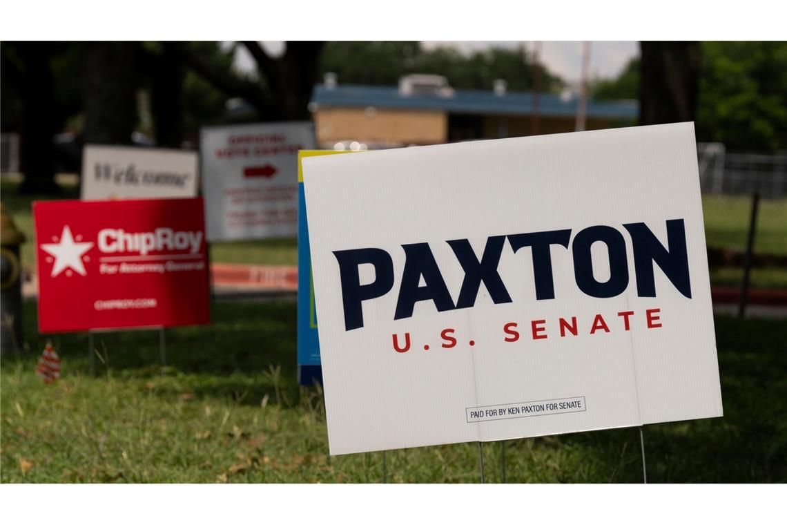 Paxton setzt sich gegen Cornyn durch.