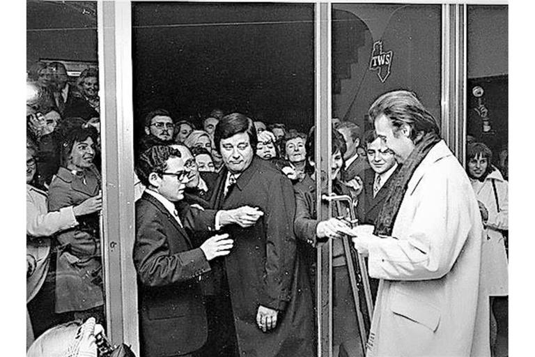 Peter Alexander kam in den 1970ern zur Eröffnung des Gloria-Kinos.