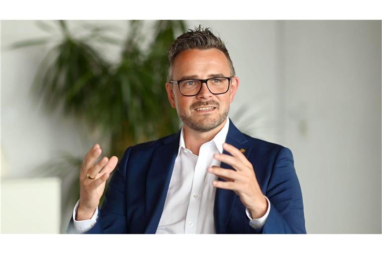 Peter Boch ist seit August 2017 Oberbürgermeister der sechstgrößten Stadt Baden-Württembergs.