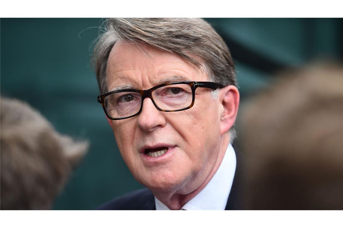 Peter Mandelson wurde festgenommen (Archivfoto).