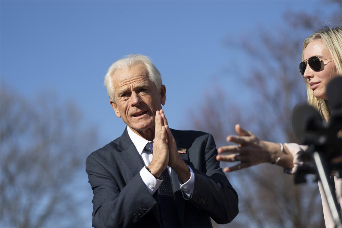 Verteidigungsfall für die Wirtschaft Peter Navarro ist Berater von US-Präsident Donald Trump. Er gilt als der Urheber der Idee, Zölle zu erhöhen.