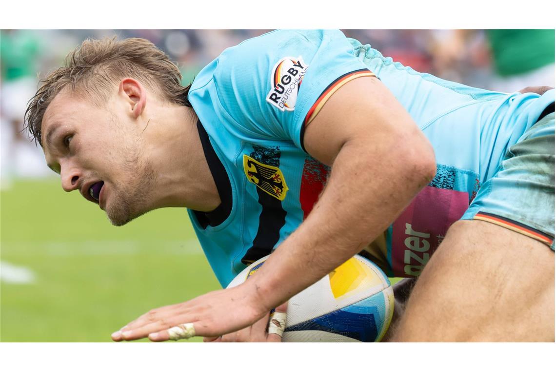 Deutschland bei EM erneut chancenlos Philip Gleitze und die deutsche Nationalmannschaft haben derzeit einen schweren Stand bei der Rugby-EM. (Archivbild)