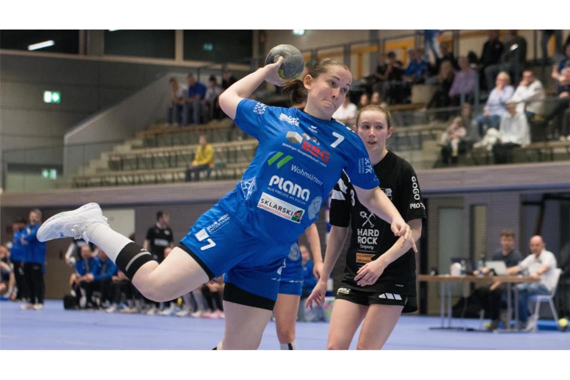 Pia Mayer hat sich in der Vorbereitung bei der HSG Böblingen/Sindelfingen für die erste Mannschaft empfohlen