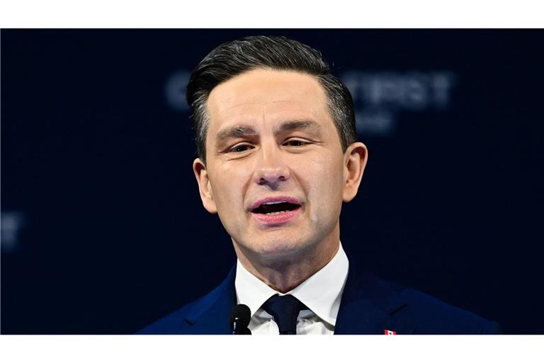 Pierre Poilievre, Parteivorsitzender der Konservativen in Kanada