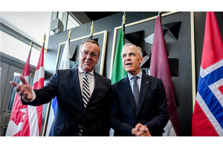 Pistorius hat unter anderem den kanadischen Premierminister Mark Carney getroffen.