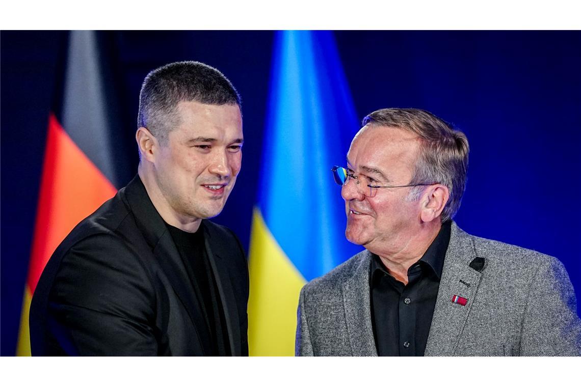 Pistorius und Fedorow unterzeichneten eine Absichtserklärung über die Zusammenarbeit auf der Plattform "Brave One".