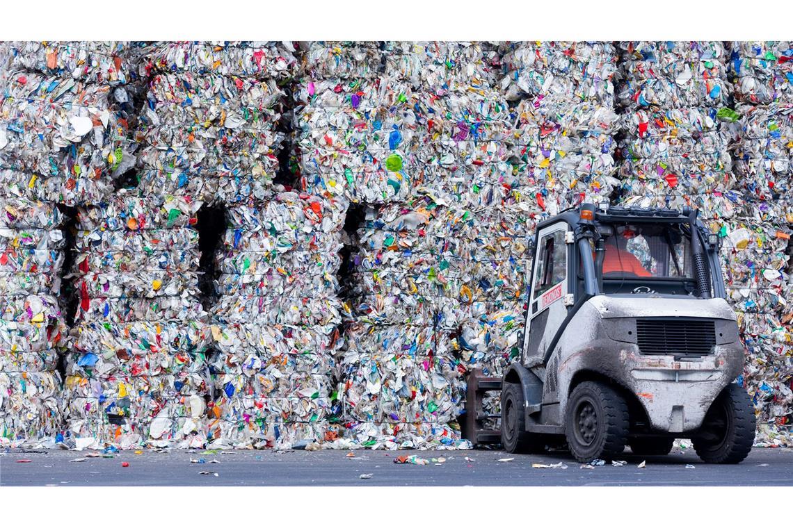 Plastik wir oft gut sortiert. (Archivbild)