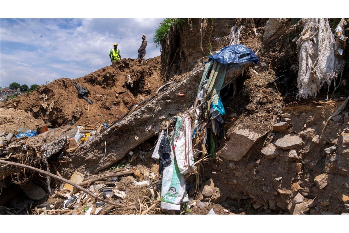 Bilder des Tages Plastikverschmutzung in Südafrika