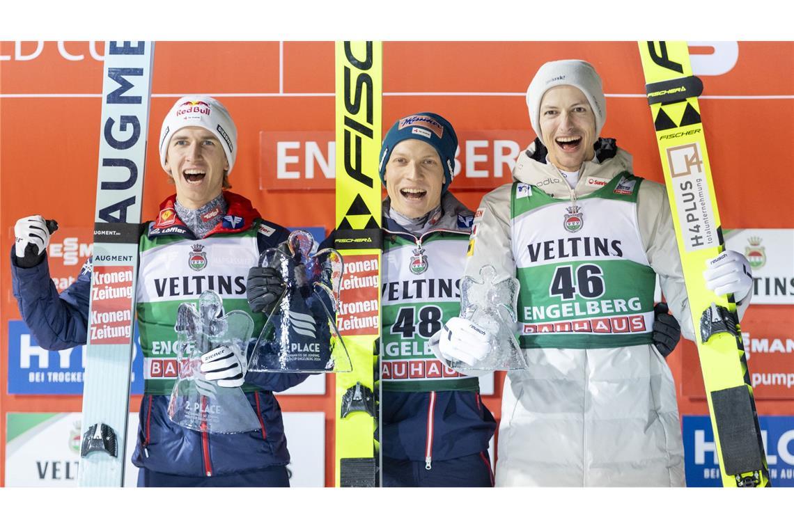 Generalprobe misslingt: Skispringer schwächeln vor Tournee Podium ohne Deutsche: Die Österreicher Hörl und Tschofenig glänzen im Weltcup.