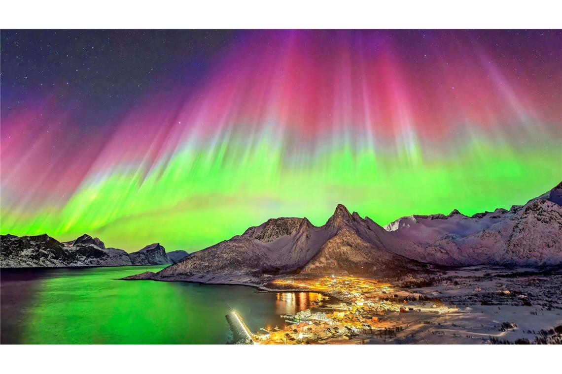 Polarlicht über Norwegen.