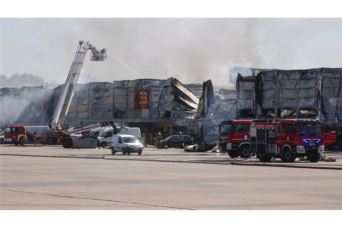 Polen macht russische Geheimdienste für den Brand im Marywilska-Einkaufszentrum in Warschau verantwortlich. (Archivbild)