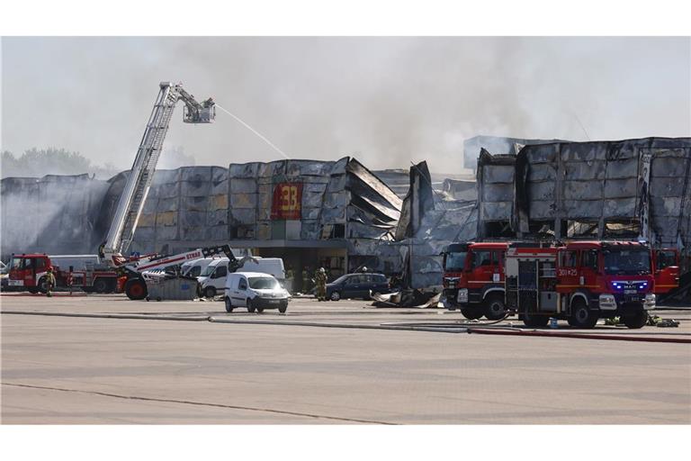Polen macht russische Geheimdienste für den Brand im Marywilska-Einkaufszentrum in Warschau verantwortlich. (Archivbild)