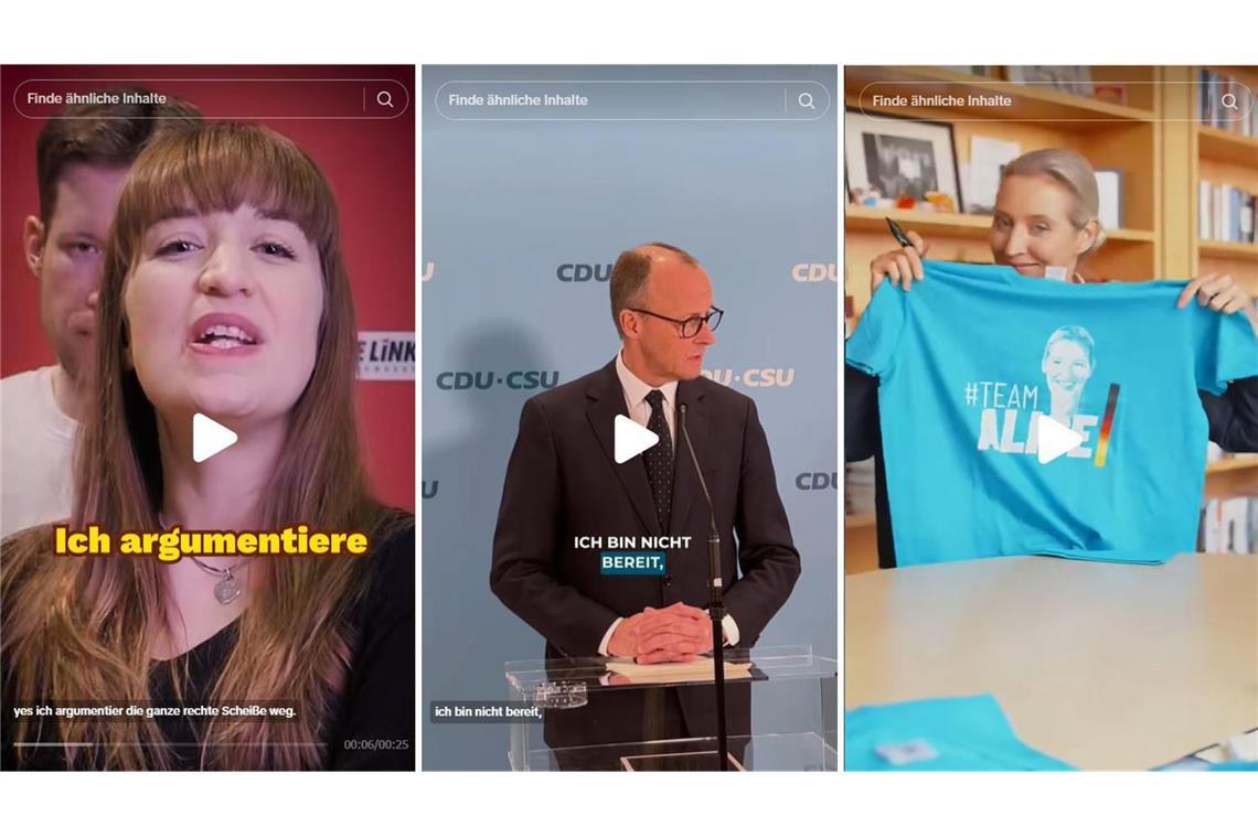 Wie die Linke das AfD-Monopol auf Tiktok geknackt hat Politikerinnen und Politiker auf Tiktok – jeder präsentiert sich auf seine Weise.