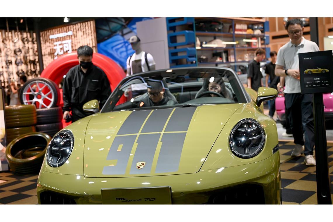 Porsche startet schwächer als befürchtet ins Jahr Porsche ist schwächer als erwartet ins neue Jahr gestartet. (Archivbild)