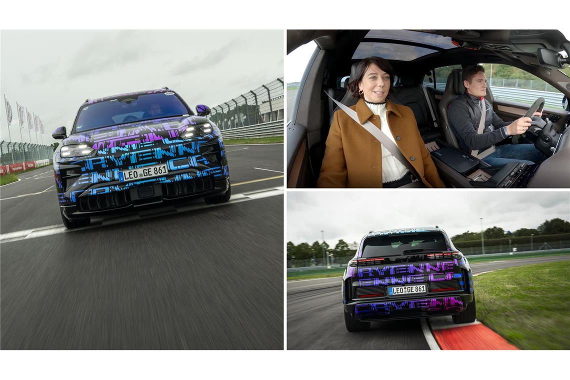 Porsche zeigt in Leipzig, was der neue elektrische Cayenne auf der Rennstrecke drauf hat.