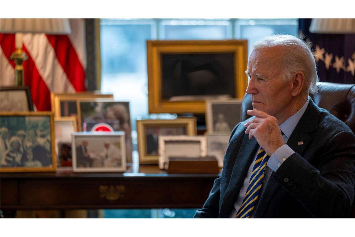 Biden: Habe dem Land mein Herz und meine Seele geschenkt Präsident Biden übergibt das Amt an den Republikaner Trump, den er vor vier Jahren im Weißen Haus abgelöst hatte. (Archivbild)
