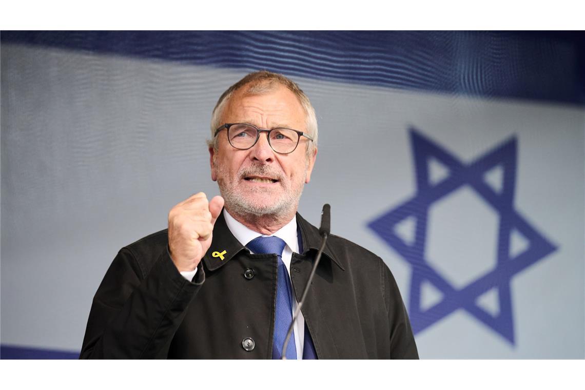 Deutsche Juden im Visier? Mutmaßlicher Iran-Spion gefasst Präsident der Deutsch-Israelischen Gesellschaft ist seit 2022 der ehemalige Grünen-Bundestagsabgeordnete Volker Beck. (Archivfoto)