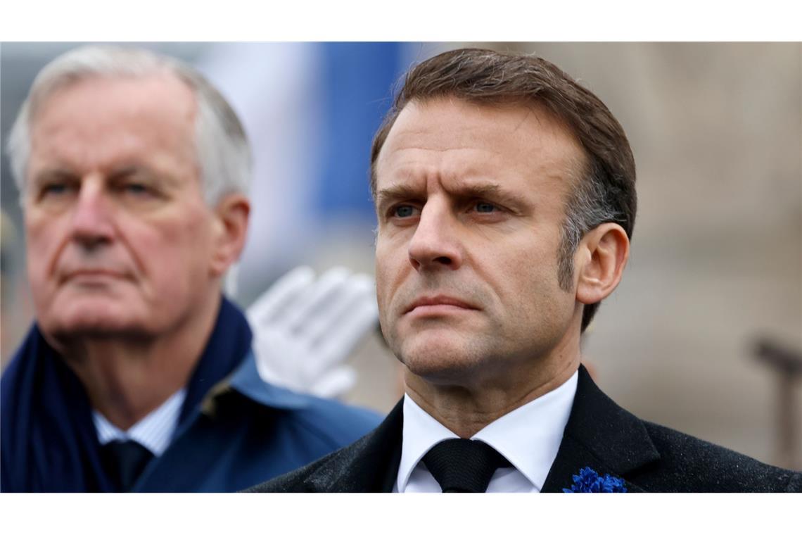 Misstrauensvotum stürzt Frankreich ins Ungewisse Präsident Macron hatte auf Barniers Verhandlungsgeschick gesetzt - vergeblich (Archivbild).