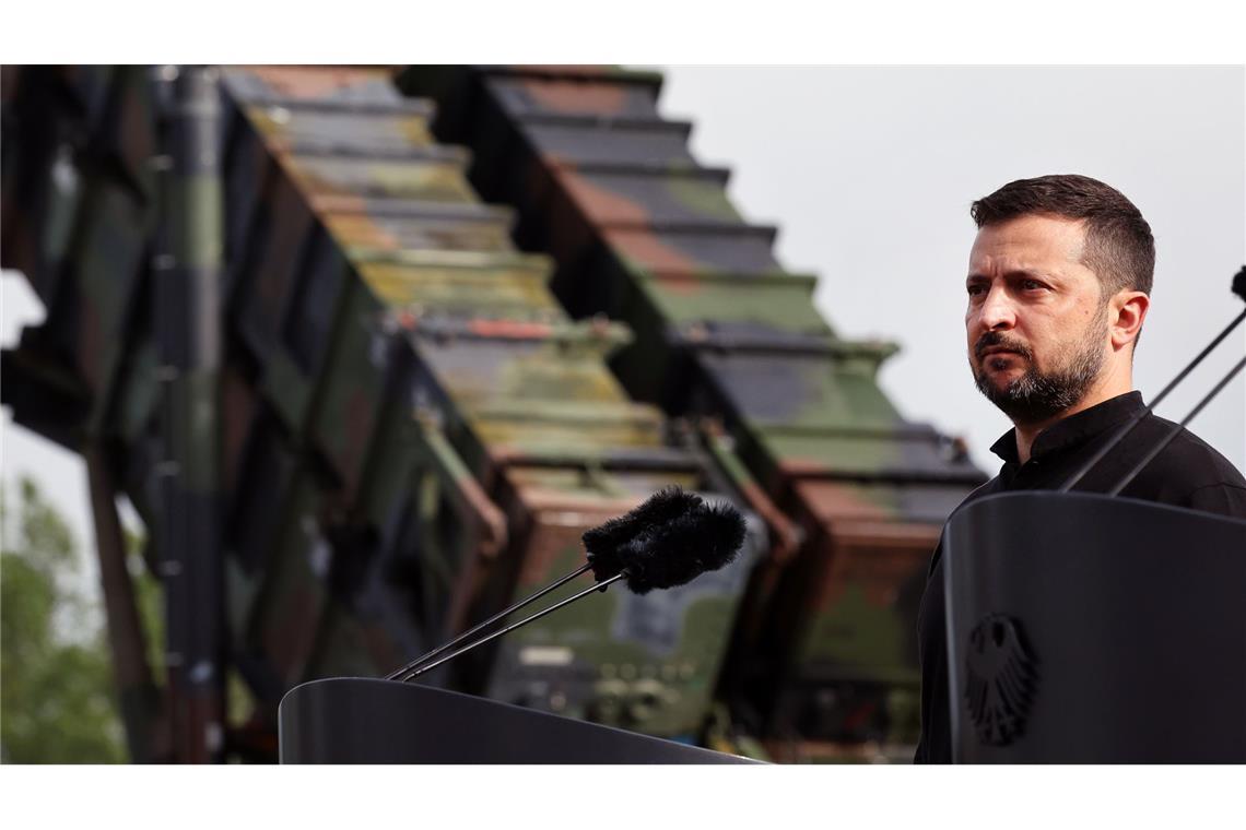 Gefahr für Ukraine nach Waffenlieferstopp der USA steigt Präsident Selenskyj und der Ukraine gehen die Flugabwehrwaffen aus. (Archivbild)