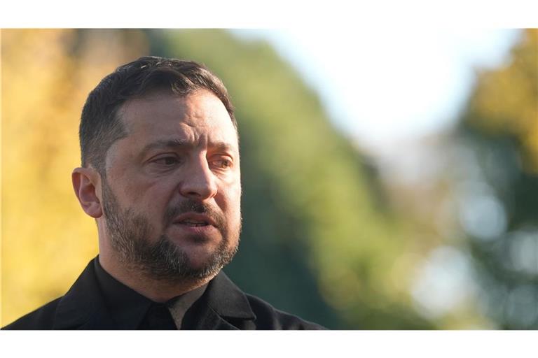 Präsident Wolodymyr Selenskyj äußert sich zu dem jüngsten Angriff auf X. (Archivbild)