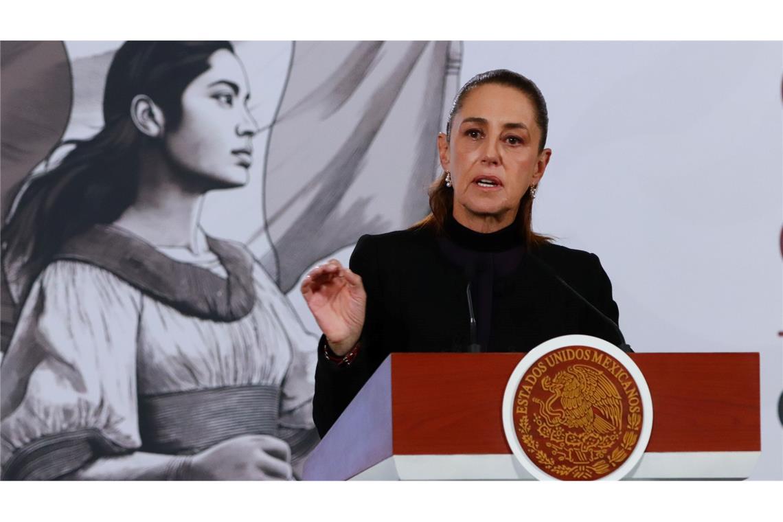 Präsidentin Sheinbaum will die Sicherheit bei der WM garantieren. (Archivbild)