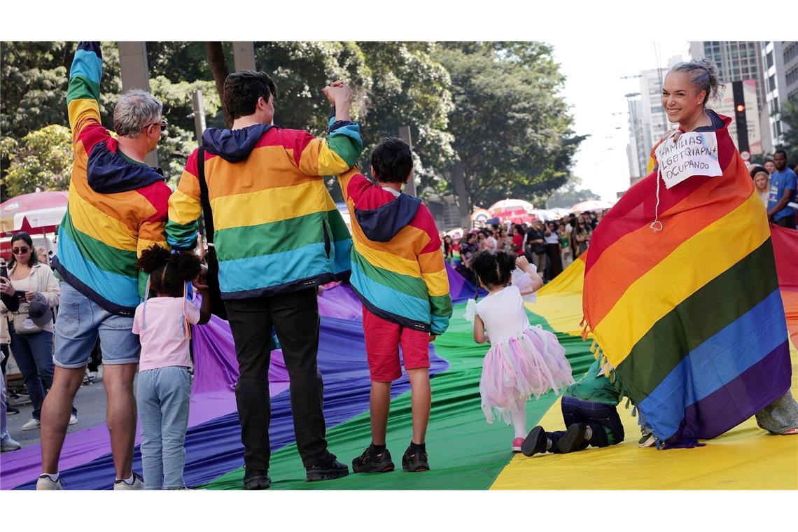 Pride-Parade in Sao Paulo