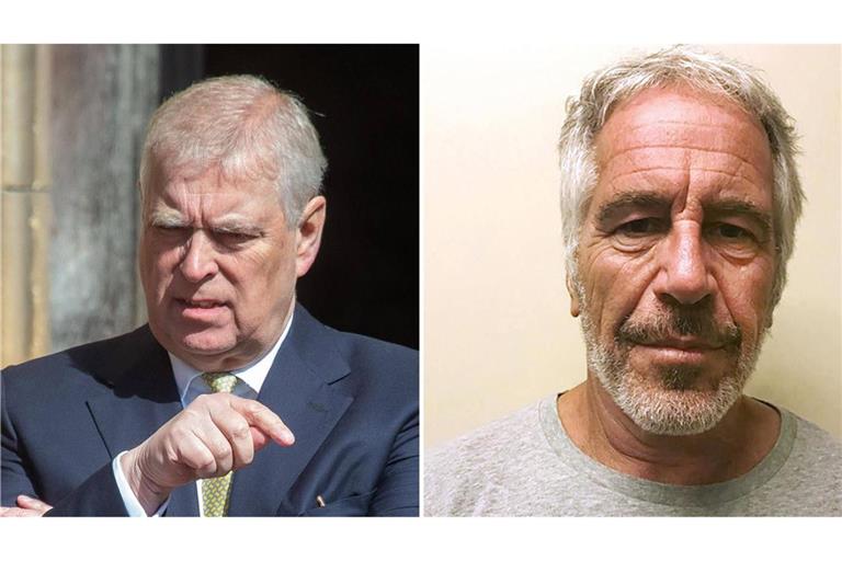 Prinz Andrew und der unter mysteriösen Umständen verstorbene Sexualtäter Jeffrey Epstein.