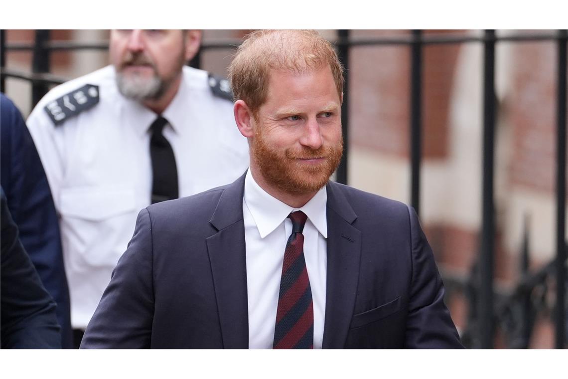 Streit um Sicherheit: Niederlage für Prinz Harry vor Gericht Prinz Harry liegt im Streit mit dem britischen Innenministerium. (Archivbild)