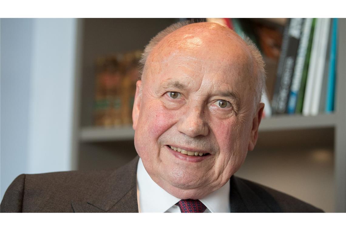 Privatbankier Friedrich von Metzler: Der Mäzen war im November 2024 mit 81 Jahren verstorben (Archivbild)