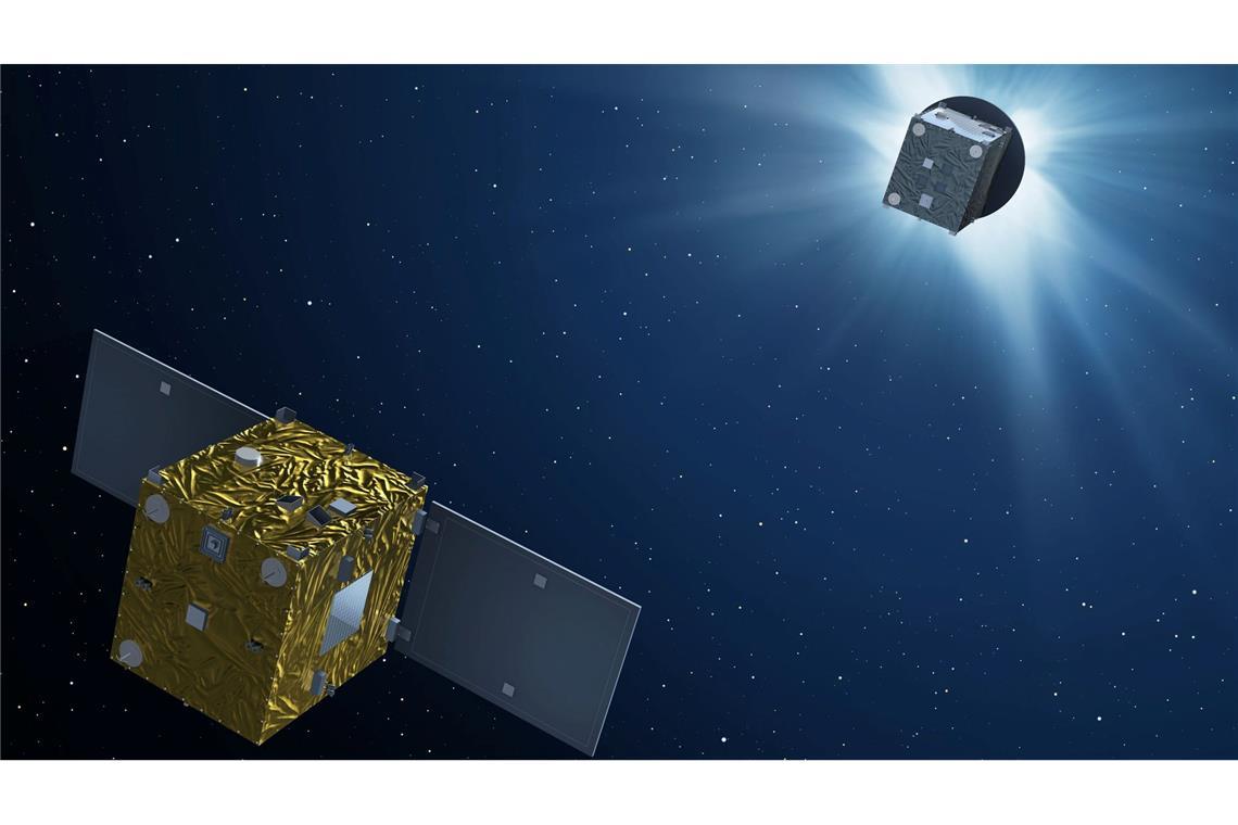 Esa-Satellitenpaar erzeugt künstliche Sonnenfinsternis "Proba-3" startete im Dezember 2024 und soll zwei Jahre im Einsatz sein.
