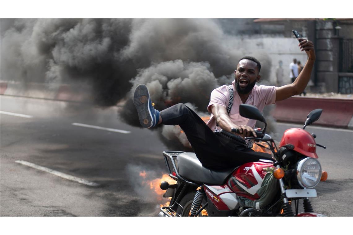Bilder des Tages Protest im Kongo