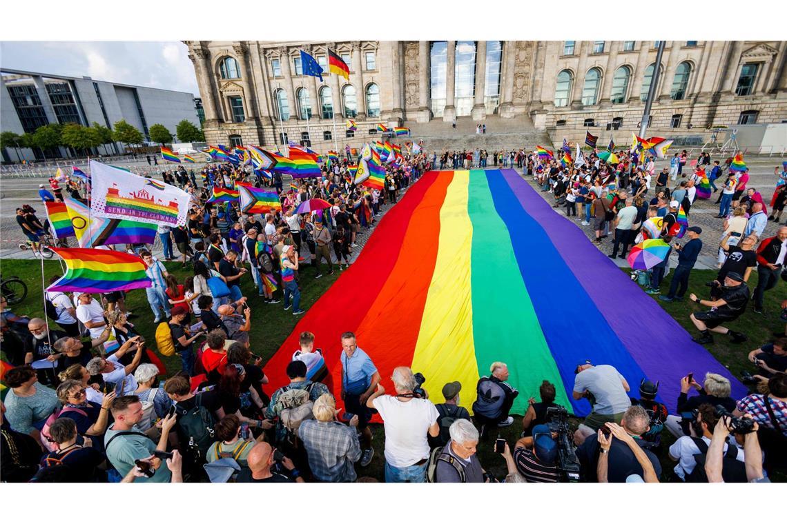 Protest zum Christopher Street Day