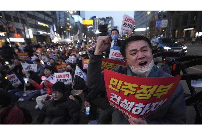 Proteste in Südkorea